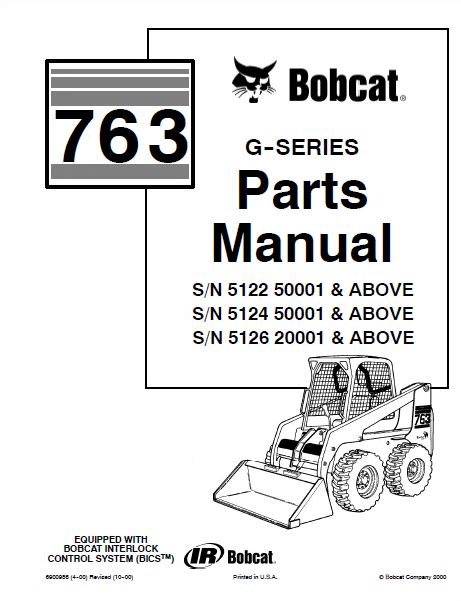 bobcat 763 skid steer loader parts manual|bobcat 763 parts list.